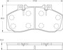 Imagen de PASTILLAS DE FRENO DELANTERA MERCEDES BENZ 709/712